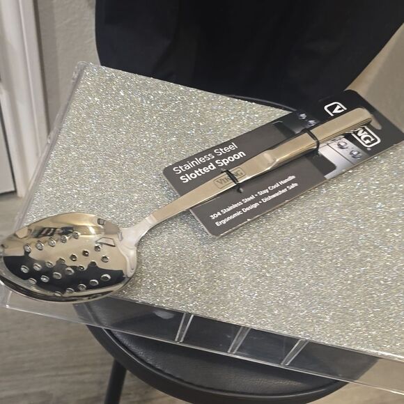 Viking Stainless Steel Slotted Spoon - Picture 5 of 5